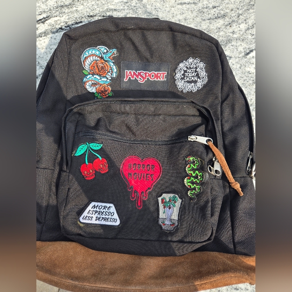 Custom Jansport Backpack With Patches